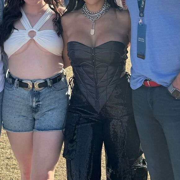 Amor Mía quilted heart corset top - Picture 4 of 5